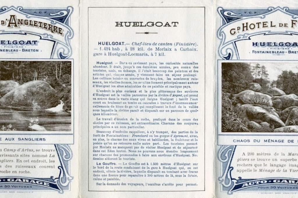 Vue Imprenable Sur Le Moulin Du Chaos ! Lägenhet Huelgoat Exteriör bild